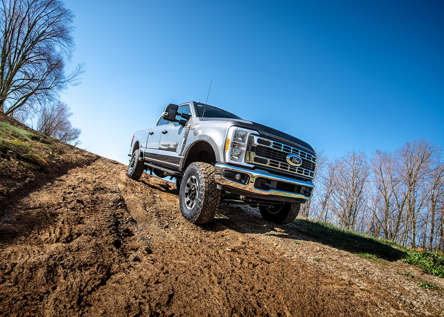 Zone Offroad Ride Height Sensor Relocation Bracket Kit Fits 3.5 Inch Radius Arm Drop Ford F250/F350/F450 Super Duty (23-26) 4WD